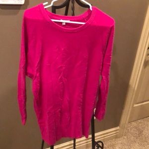 Fun, hot pink sweater